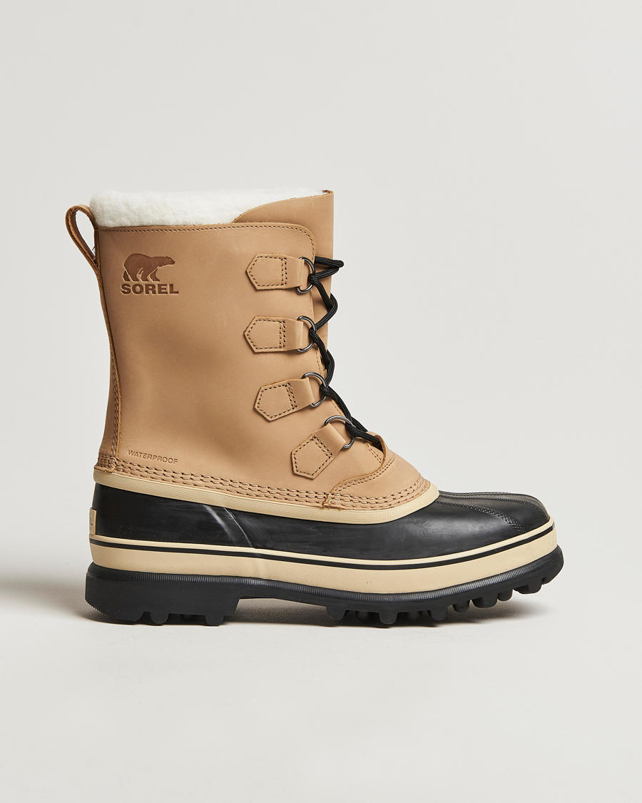 Herren | Boots | Sorel | Caribou WP Felt Lined Leather Boots Buff