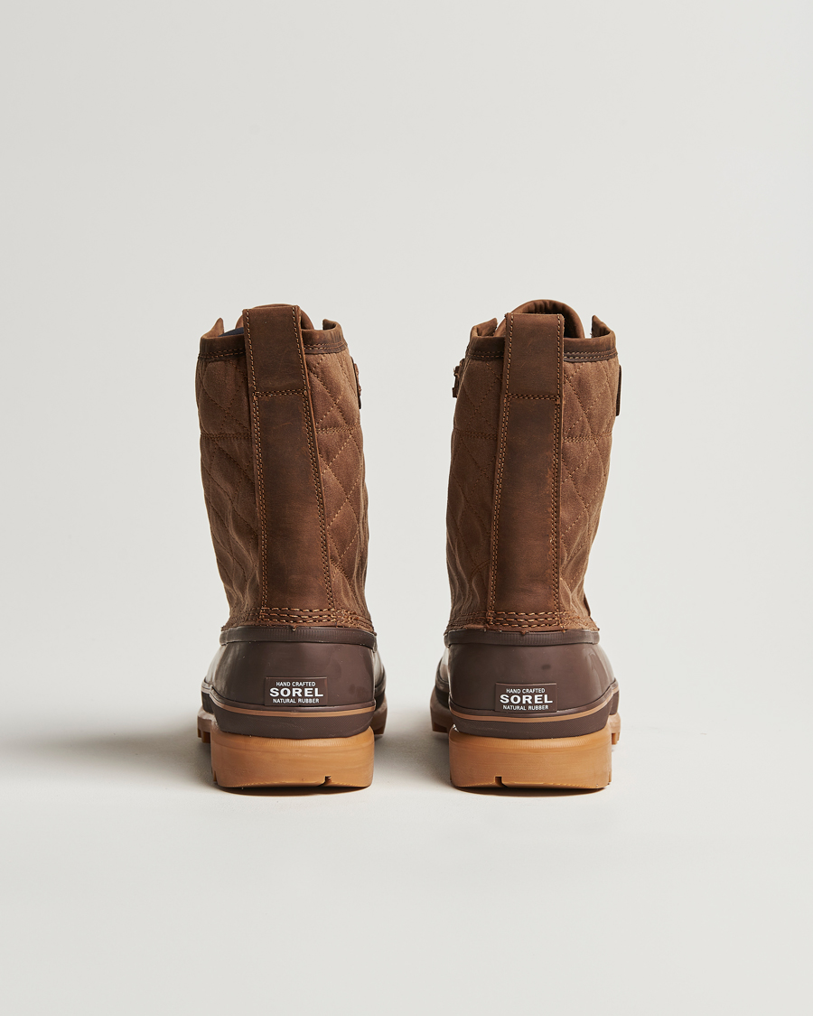 Herren | Sorel Caribou Royal WP Canvas Boots Velvet Tan | Sorel | Caribou Royal WP Canvas Boots Velvet Tan