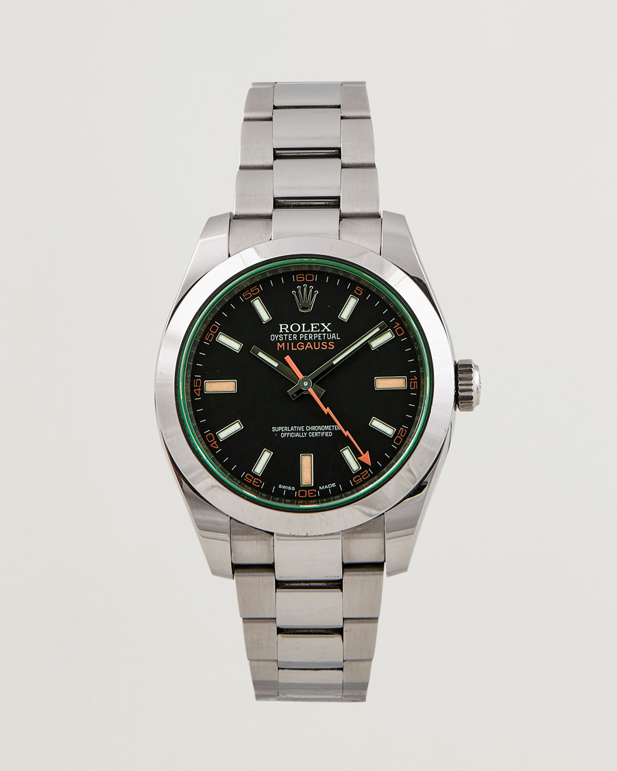 Herren | Rolex Pre-Owned Milgauss 116400GV Silver | Rolex Pre-Owned | Milgauss 116400GV Silver