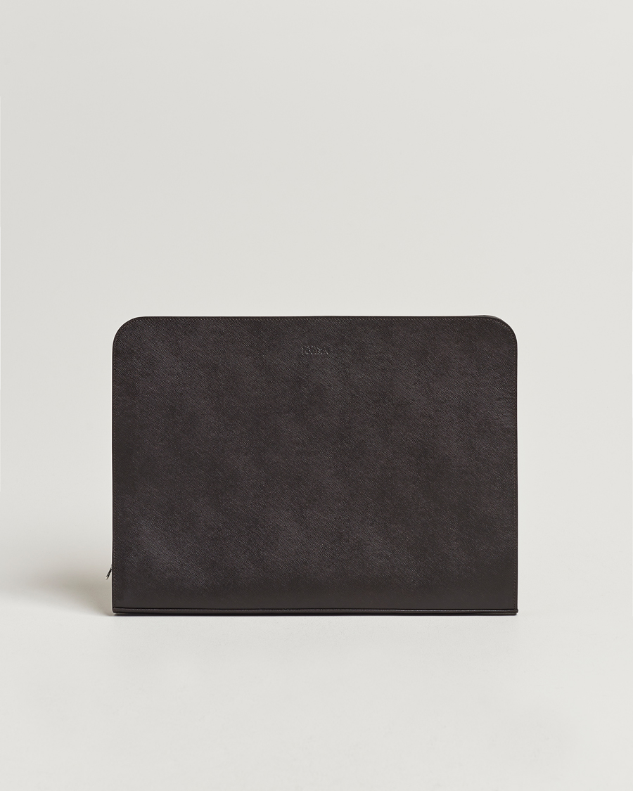 Herren | Taschen | Oscar Jacobson | Laptop Leather Holder Forastero Brown