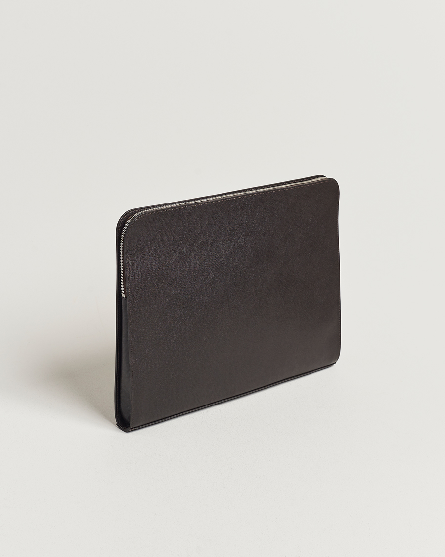 Herren | Taschen | Oscar Jacobson | Laptop Leather Holder Forastero Brown