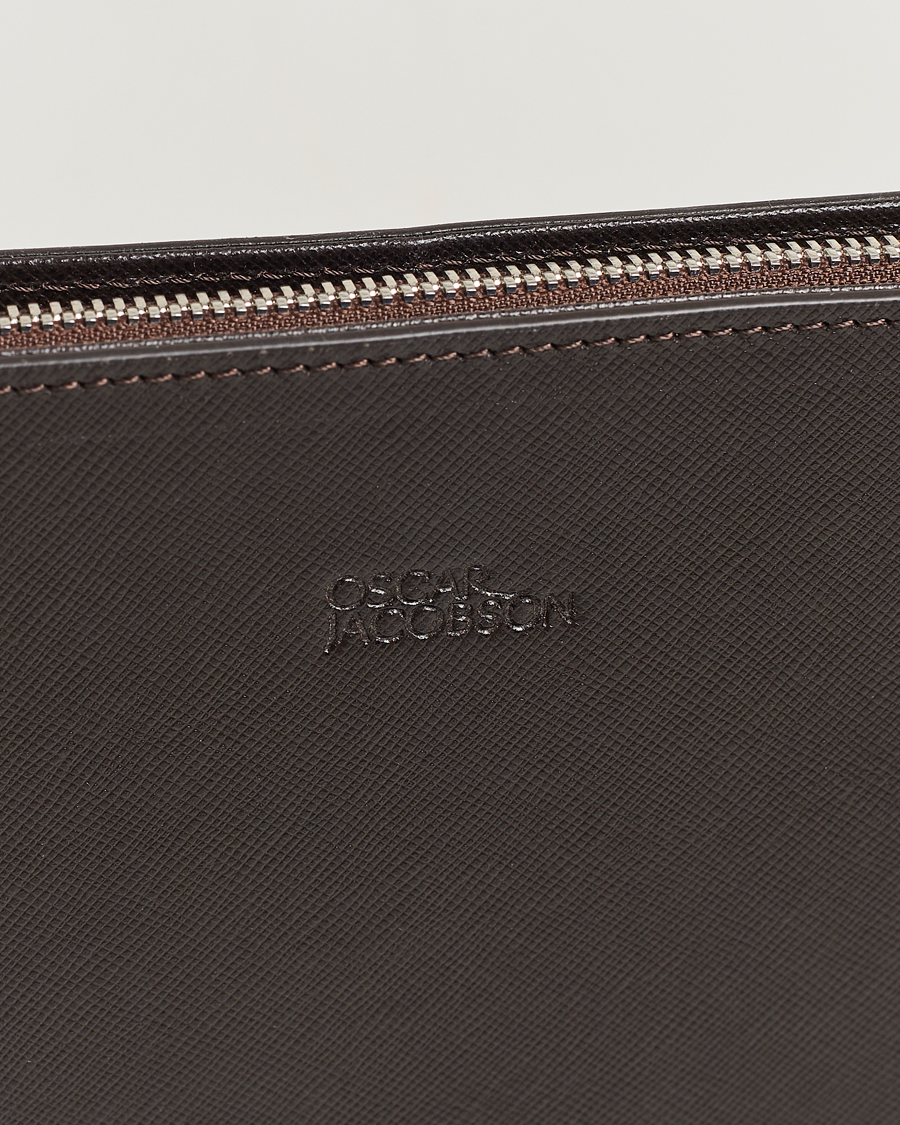 Herren | Taschen | Oscar Jacobson | Laptop Leather Holder Forastero Brown