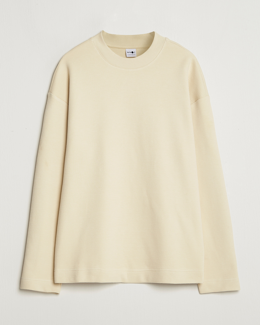 Herren | T-Shirts | NN07 | Benja Long Sleeve T-Shirt Ecru