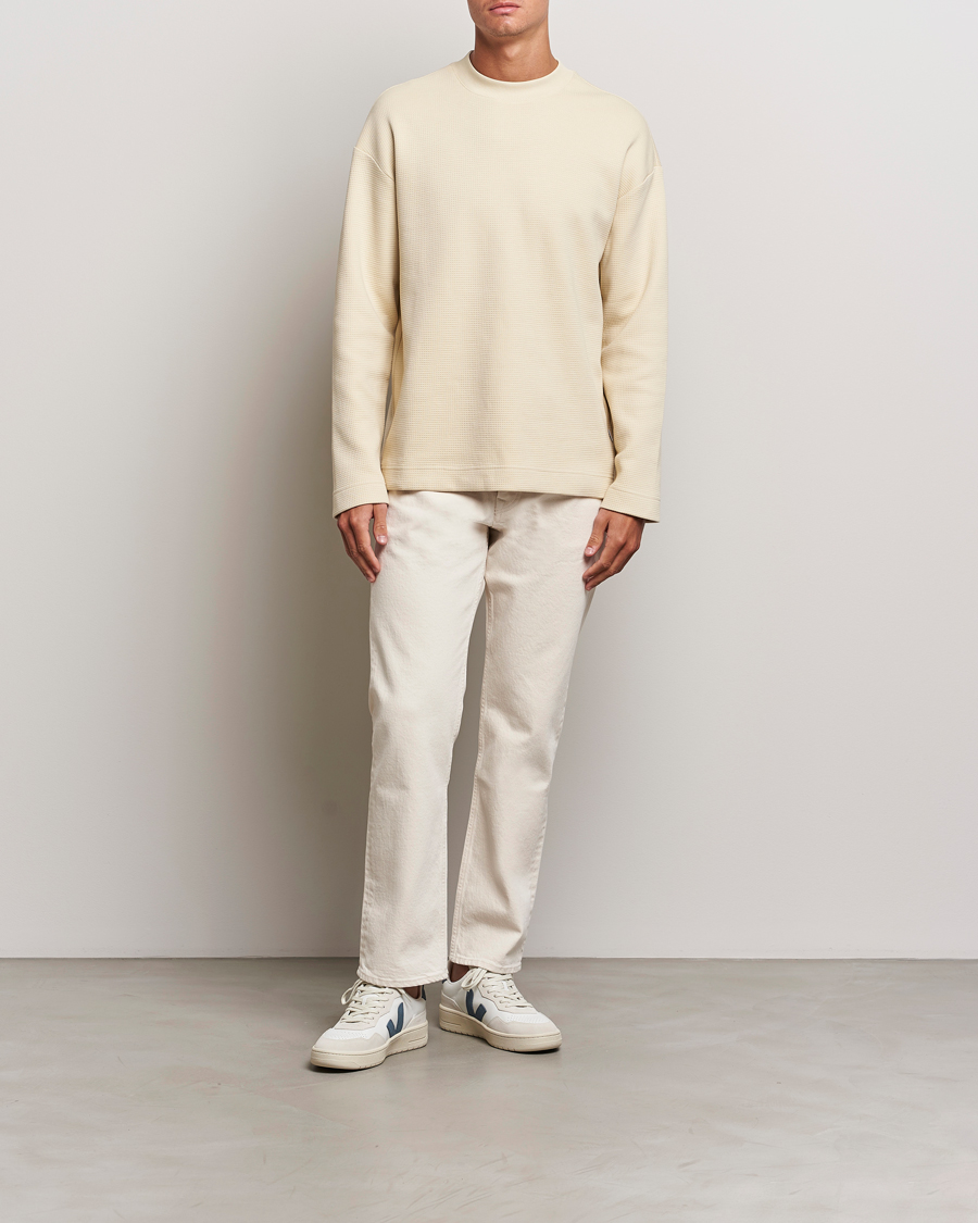 Herren | T-Shirts | NN07 | Benja Long Sleeve T-Shirt Ecru