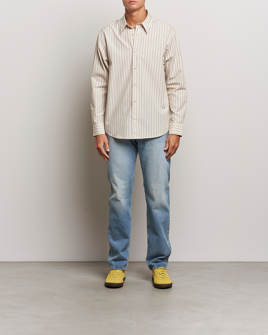 Herren | Hemden | NN07 | Quinsy Striped Shirt Khaki