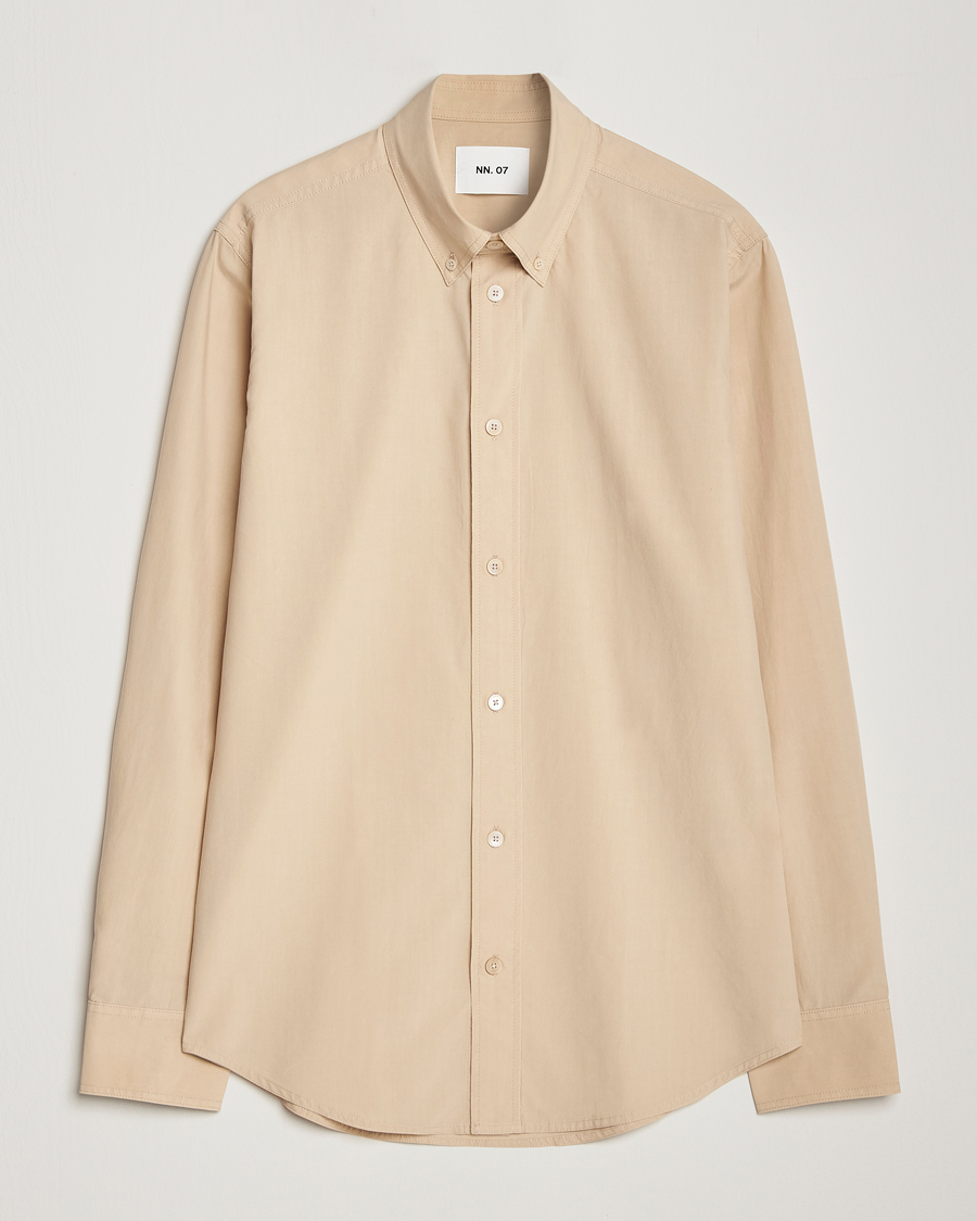 Herren | Hemden | NN07 | Colby Lyocell/Cotton Button Down Shirt White Peppar