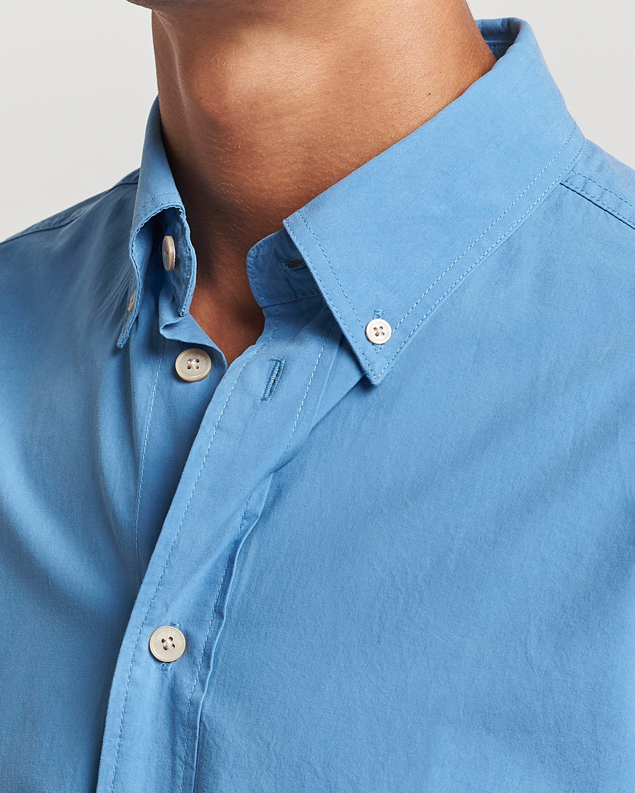 Herren | Hemden | NN07 | Colby Lyocell/Cotton Button Down Shirt Blue Jasper