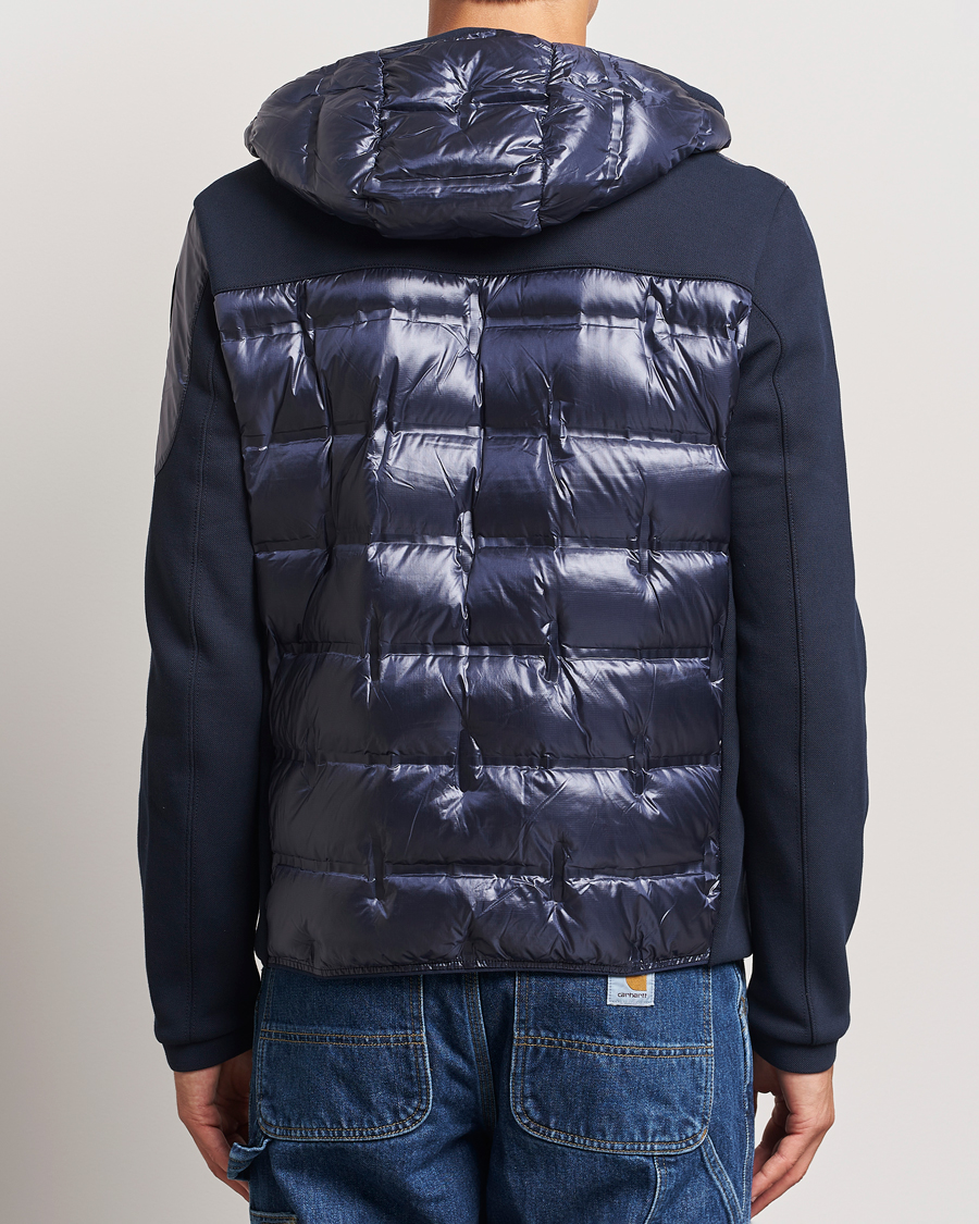 Herren | Jacken | Parajumpers | Gyles Piquet Puffer Hybrid Jacket Blue Navy