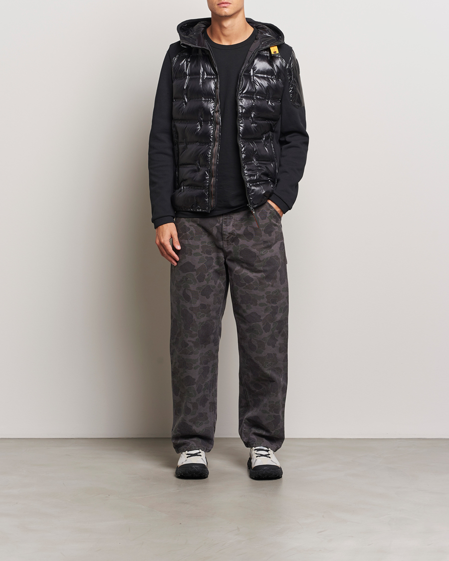 Herren | Jacken | Parajumpers | Gyles Piquet Puffer Hybrid Jacket Black