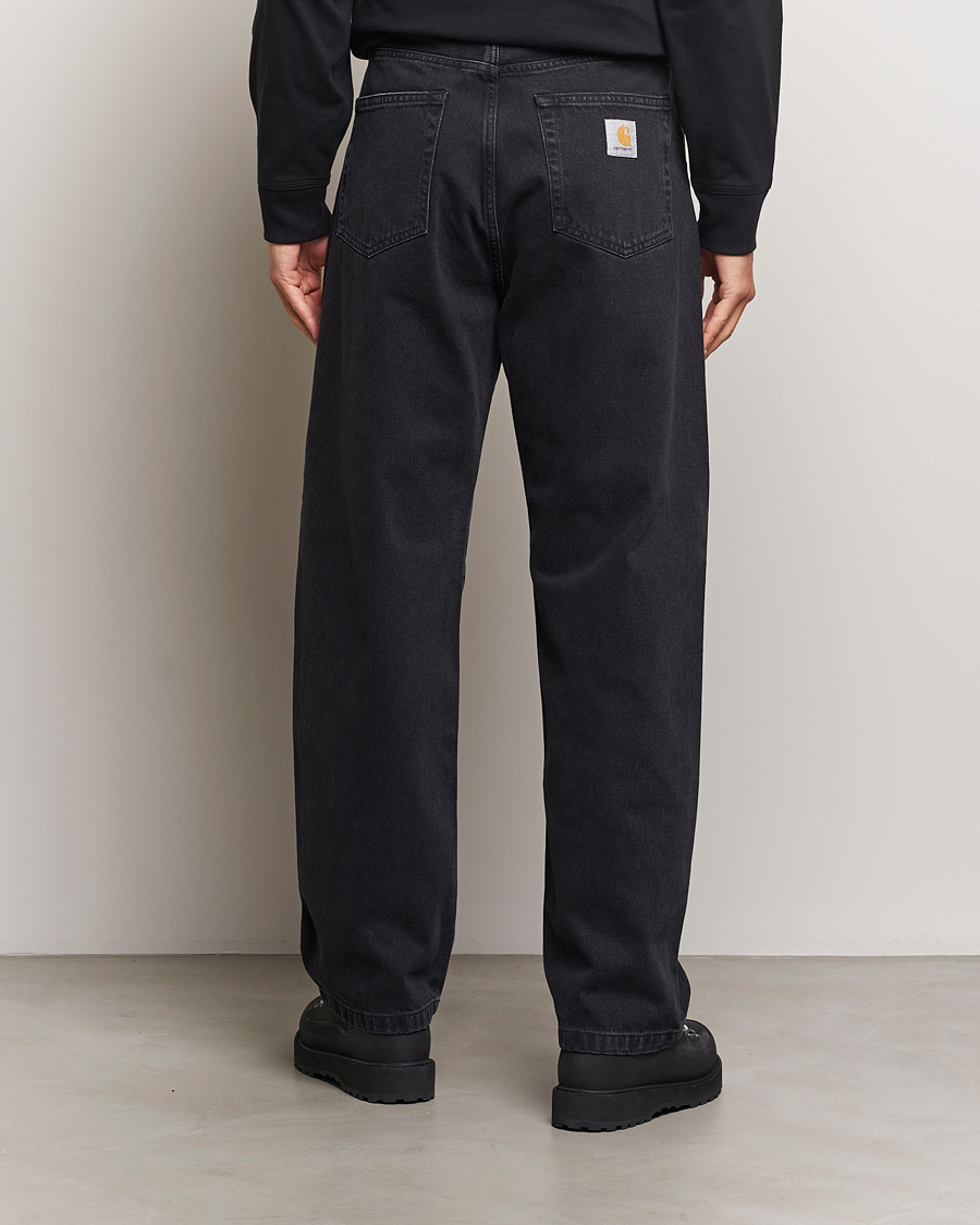 Herren | Jeans | Carhartt WIP | Landon Pant Robertson Denim Black Stone Washed