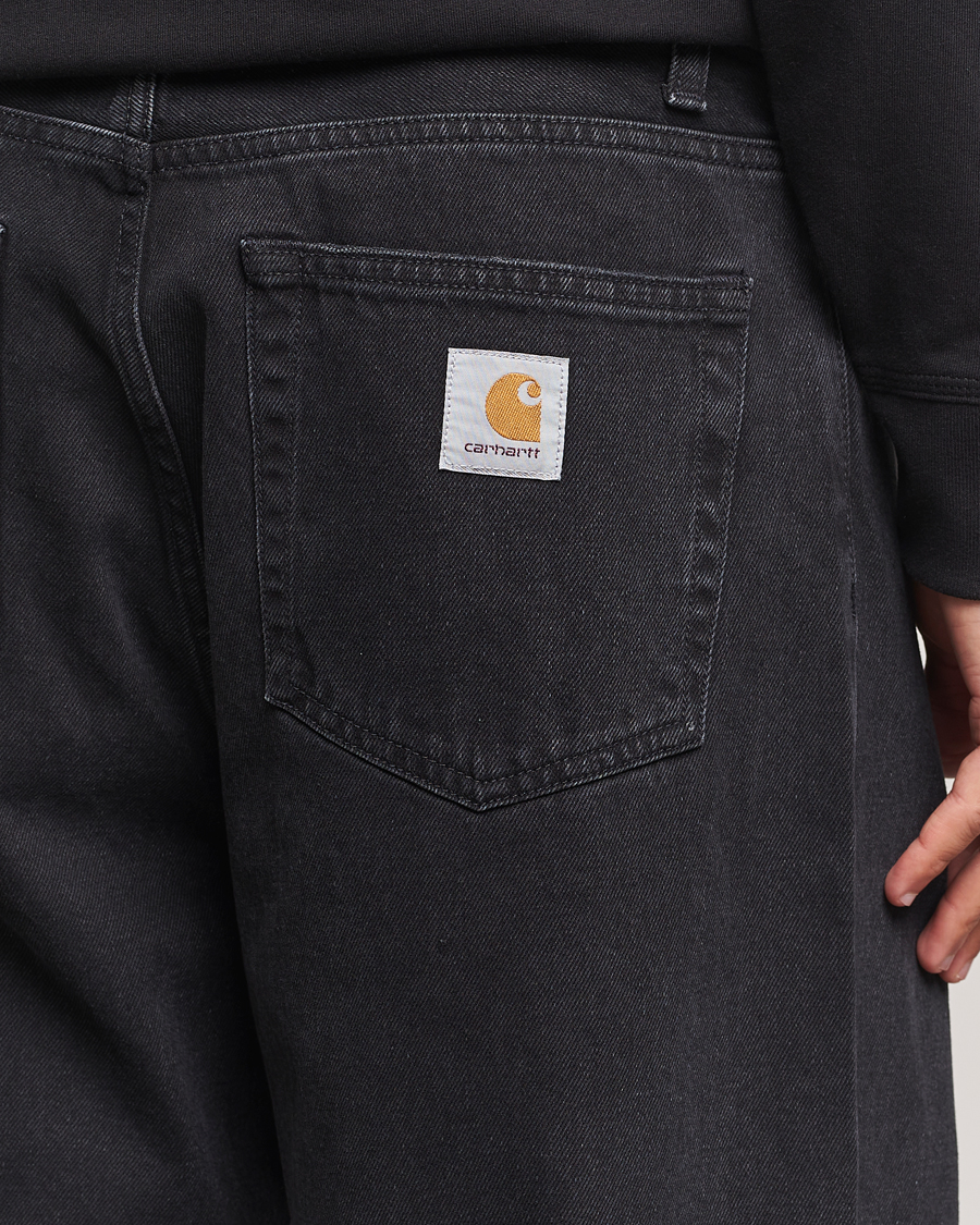 Herren | Jeans | Carhartt WIP | Landon Pant Robertson Denim Black Stone Washed