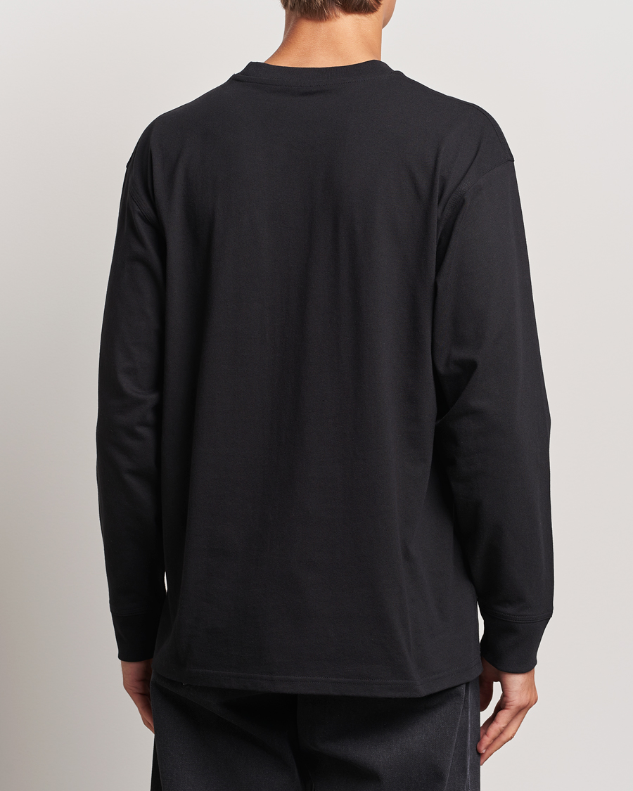 Herren | T-Shirts | Carhartt WIP | American Script Long Sleeve T-Shirt Black