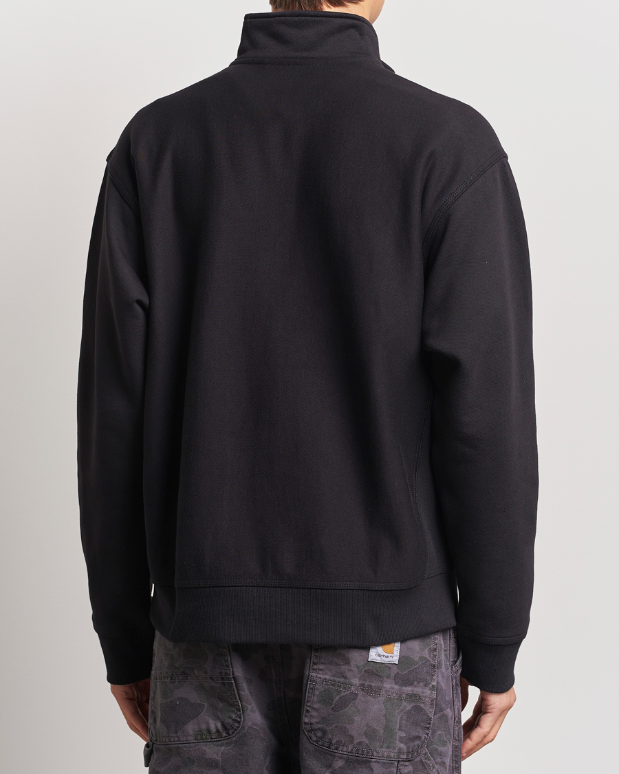 Herren | Pullover | Carhartt WIP | American Script Half Zip Sweatshirt Black
