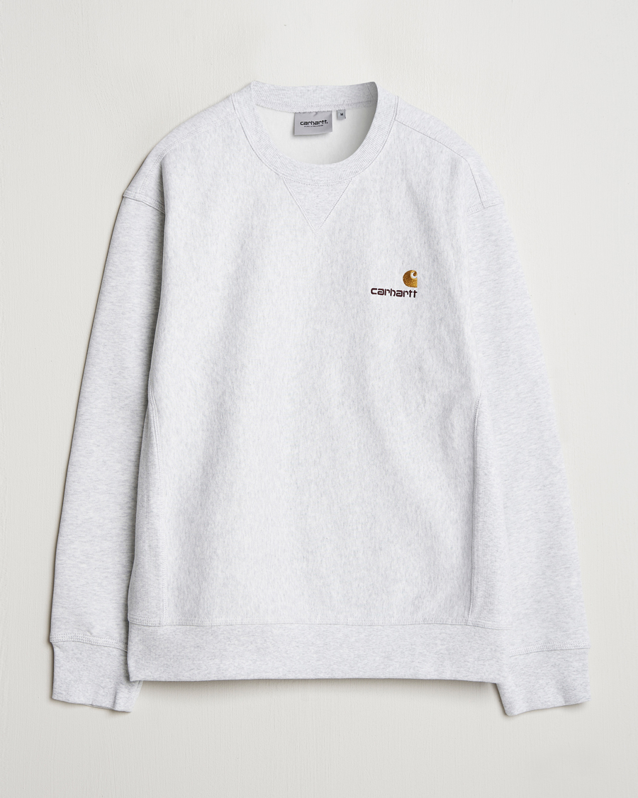 Herren | Pullover | Carhartt WIP | American Script Sweatshirt Ash Heather