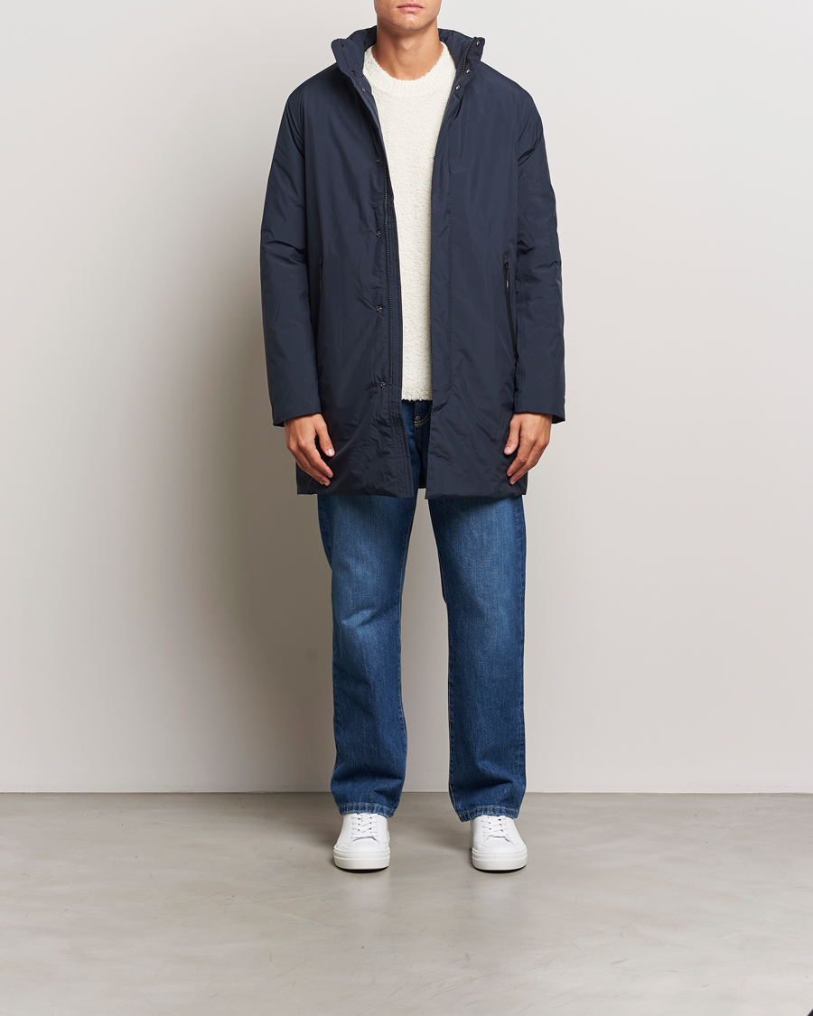 Herren | Jacken | J.Lindeberg | Hollis Tech Coat Navy