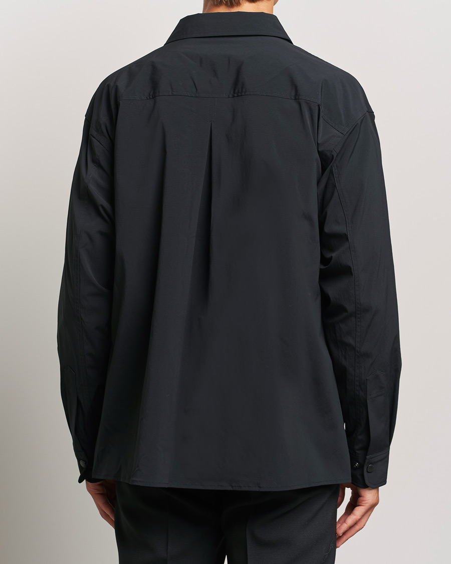 Herren | Hemden | J.Lindeberg | Howard Tech Press Stud Shirt Black