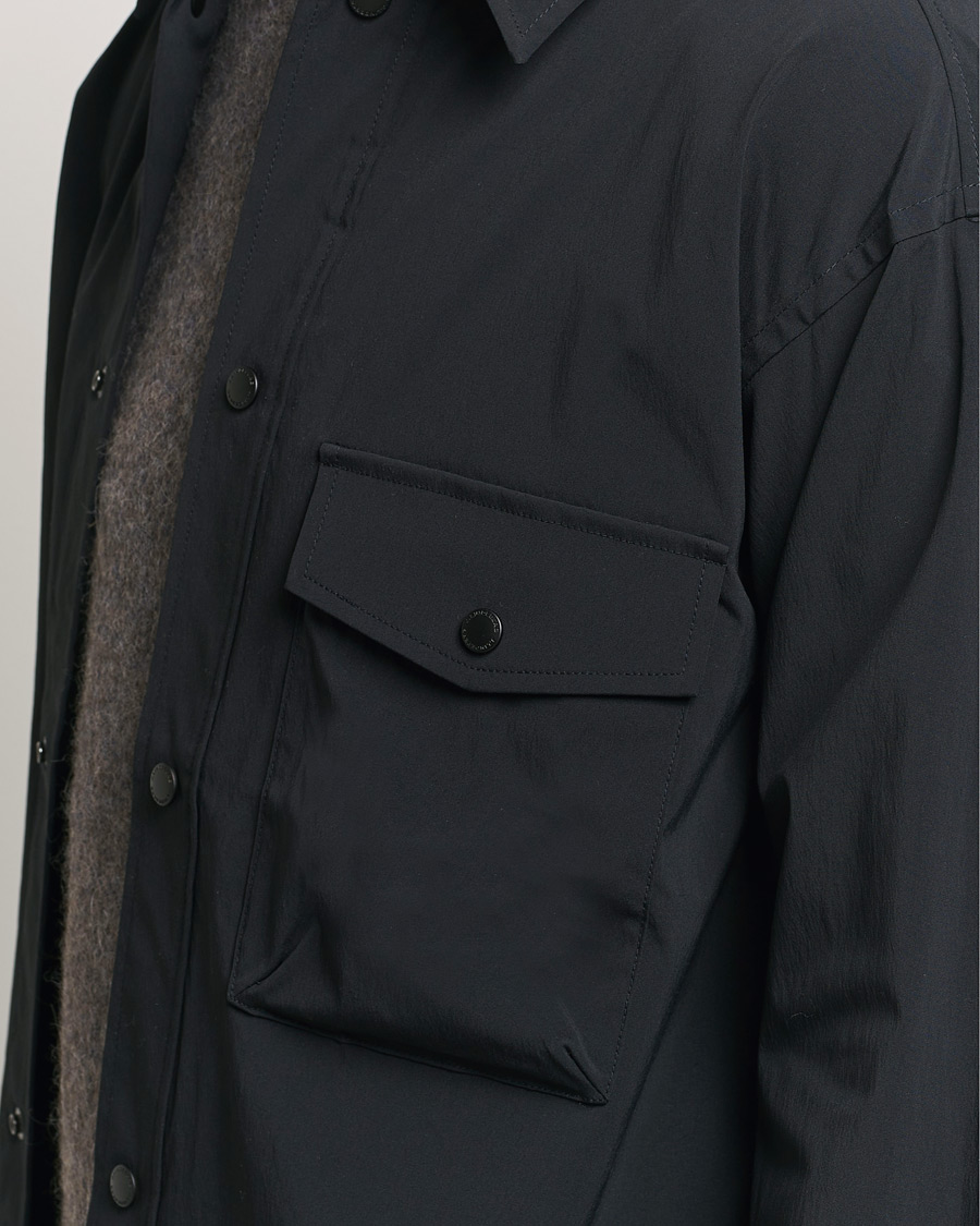 Herren | Hemden | J.Lindeberg | Howard Tech Press Stud Shirt Black