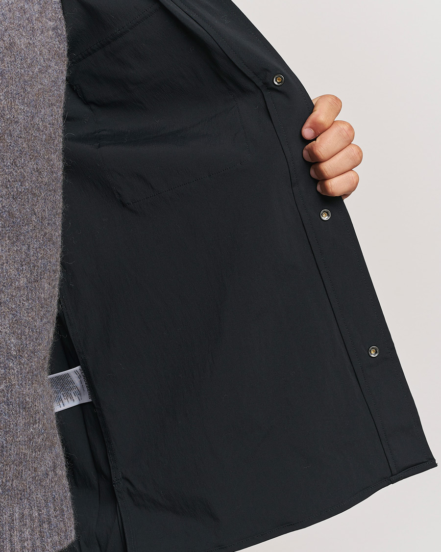 Herren | Hemden | J.Lindeberg | Howard Tech Press Stud Shirt Black