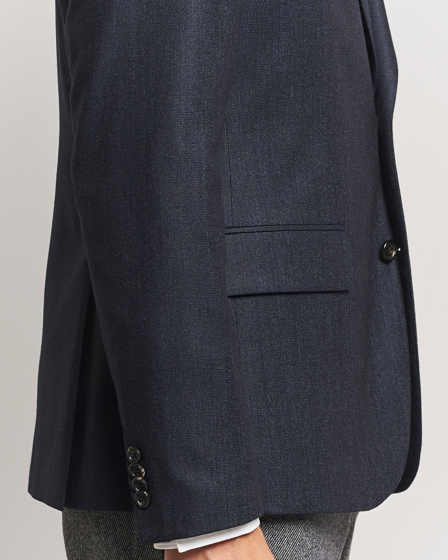 Herren | Sakkos | J.Lindeberg | Elton Unlined Cash Stretch Flannel Blazer Navy