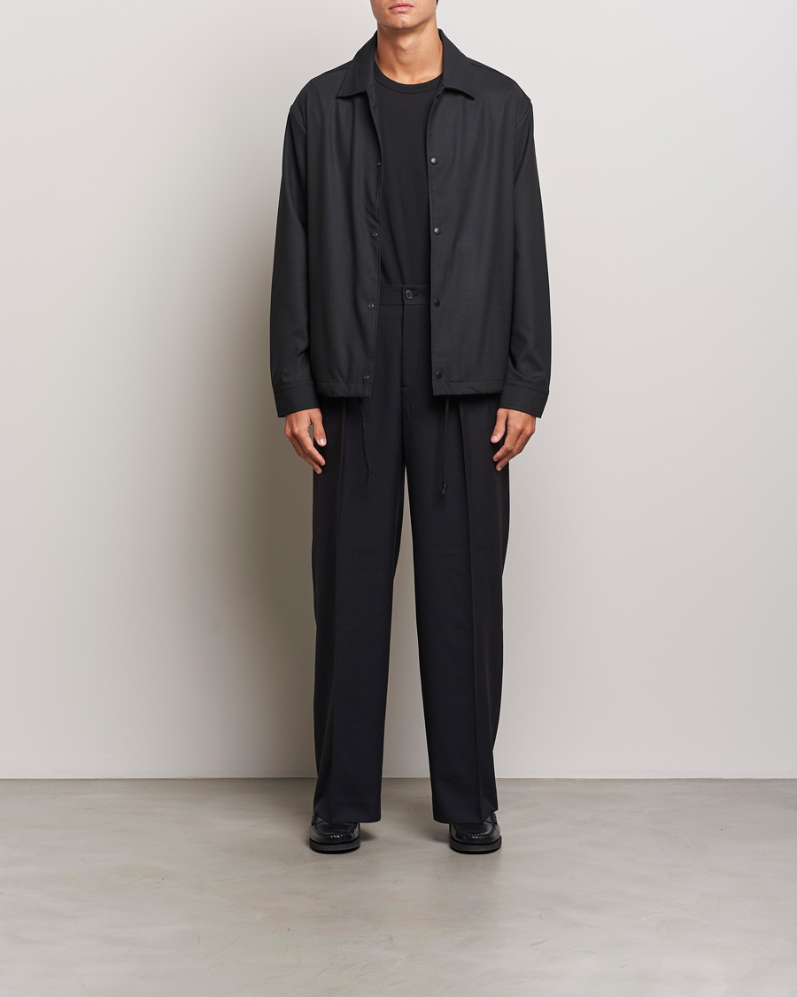 Herren | Hemden | J.Lindeberg | Celian Coach Overshirt Black