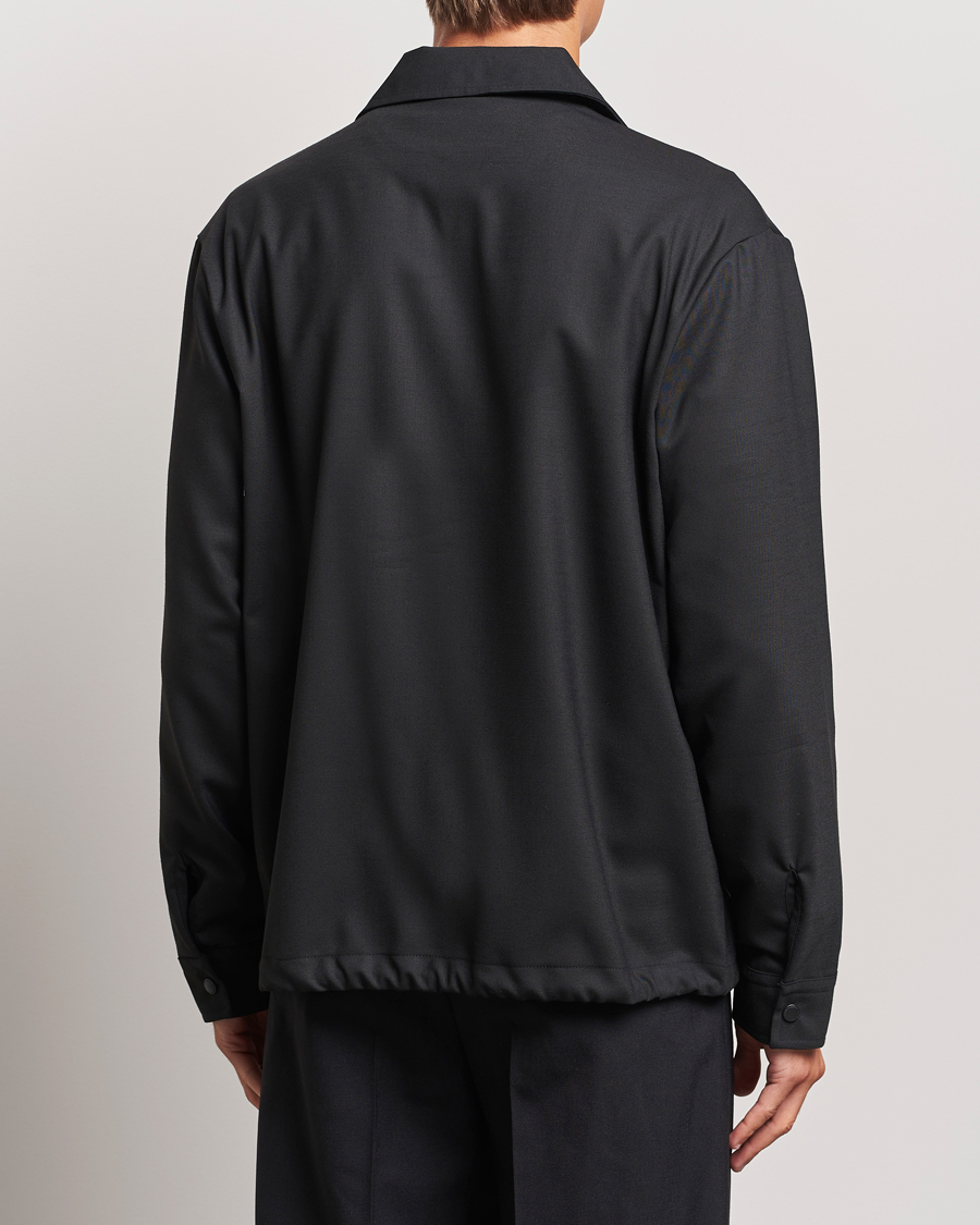 Herren | Hemden | J.Lindeberg | Celian Coach Overshirt Black