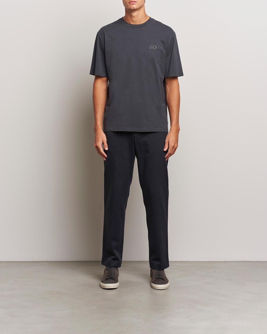 Herren | T-Shirts | J.Lindeberg | Hale Logo T-Shirt Washed Black