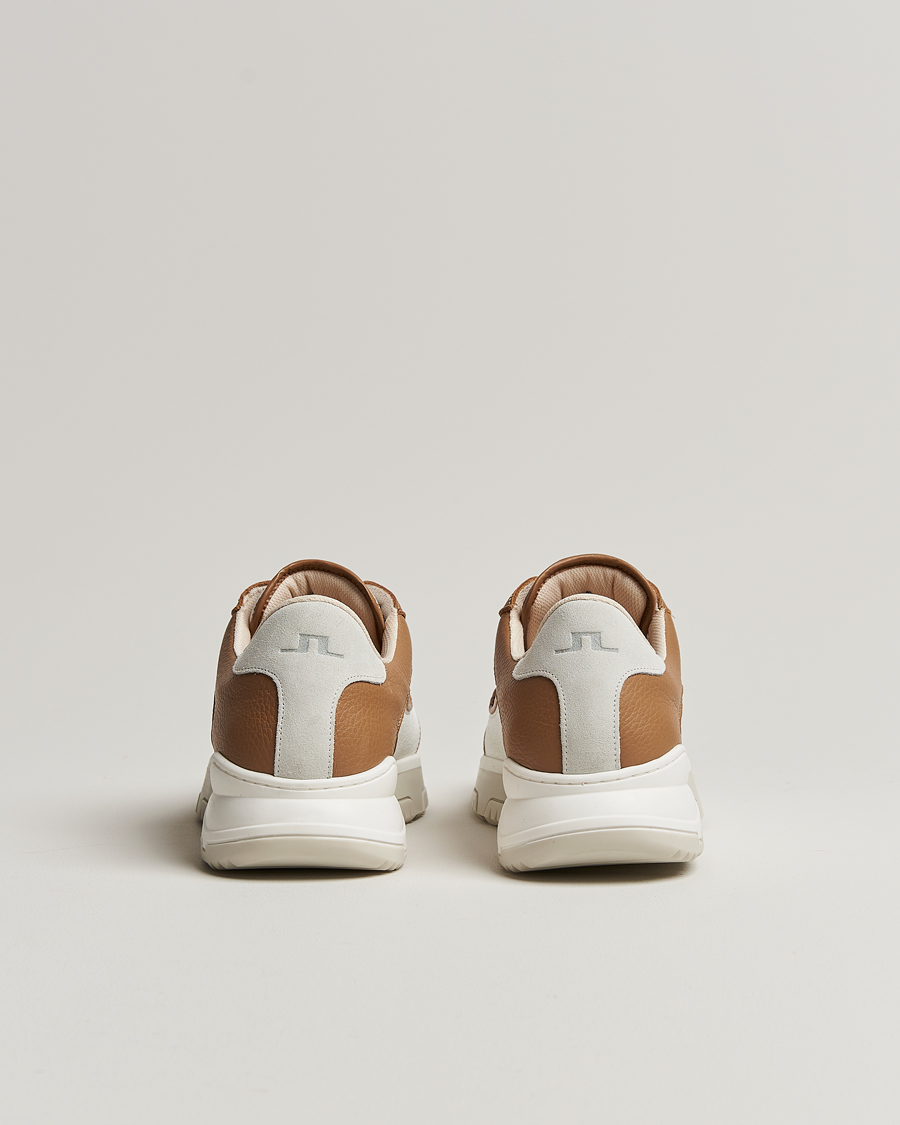 Herren | Sneaker | J.Lindeberg | Hoop Leather Sneaker Tiger Brown