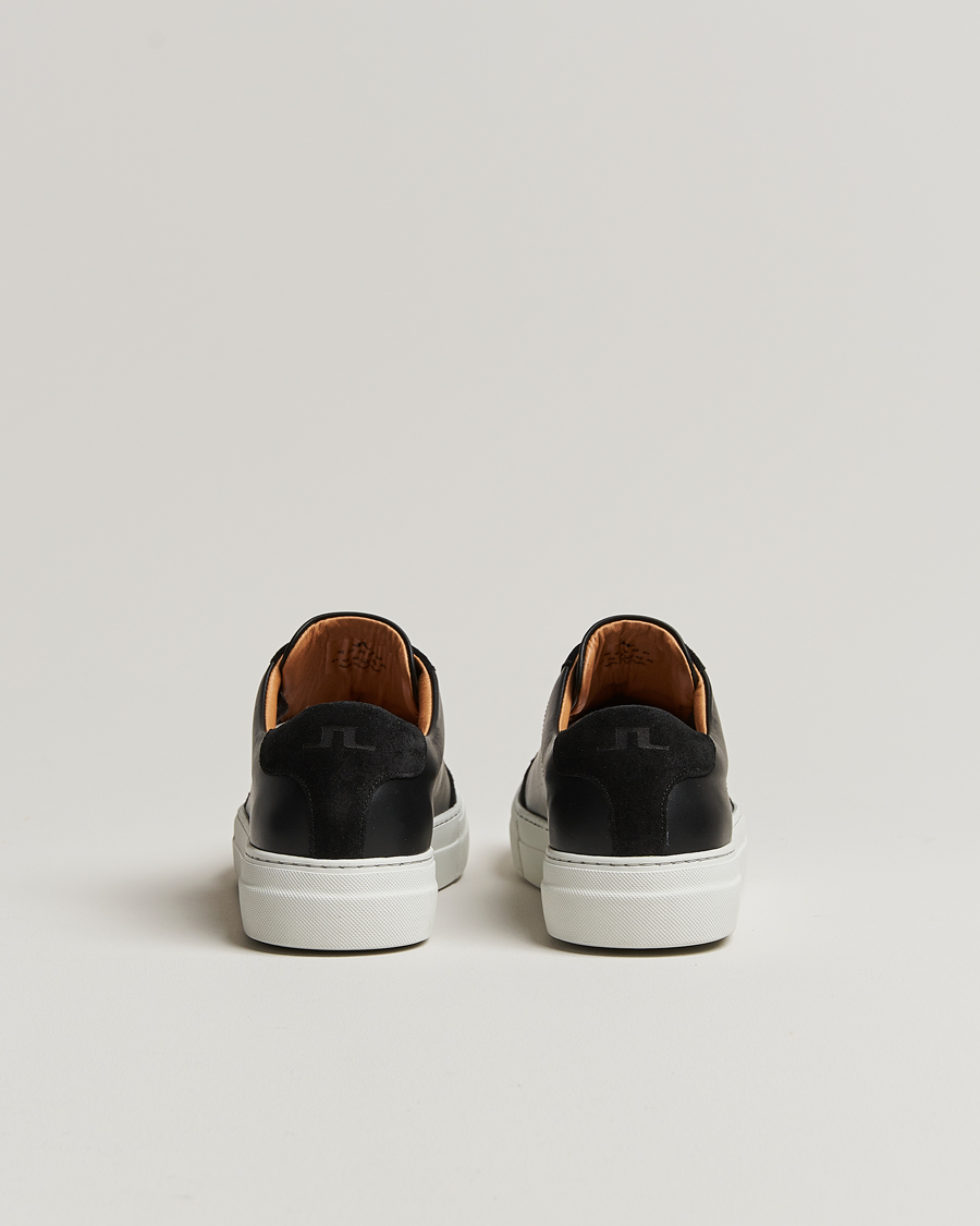 Herren | J.Lindeberg Art Signature Leather Sneaker Black | J.Lindeberg | Art Signature Leather Sneaker Black