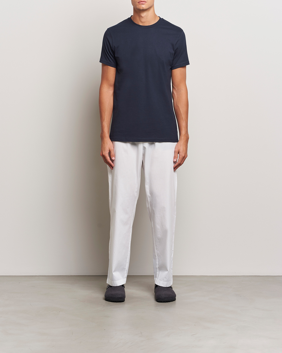 Herren | T-Shirts | Bread & Boxers | Crew Neck Regular T-Shirt Dark Navy