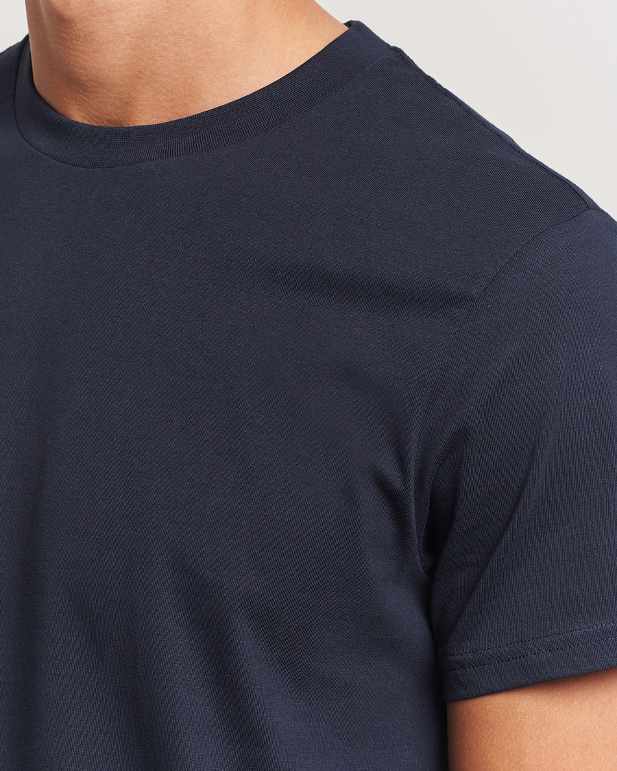Herren | T-Shirts | Bread & Boxers | Crew Neck Regular T-Shirt Dark Navy