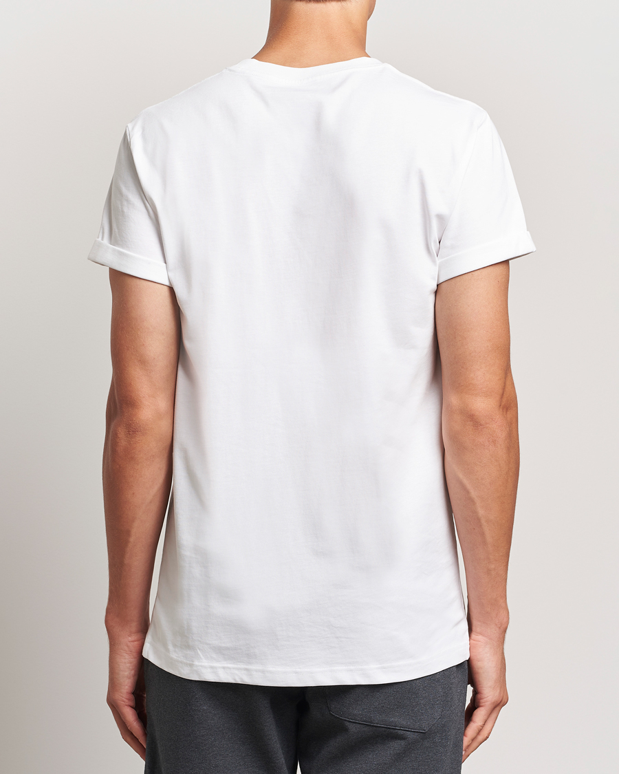 Herren | T-Shirts | Bread & Boxers | Roll-Up Crew Neck T-Shirt White