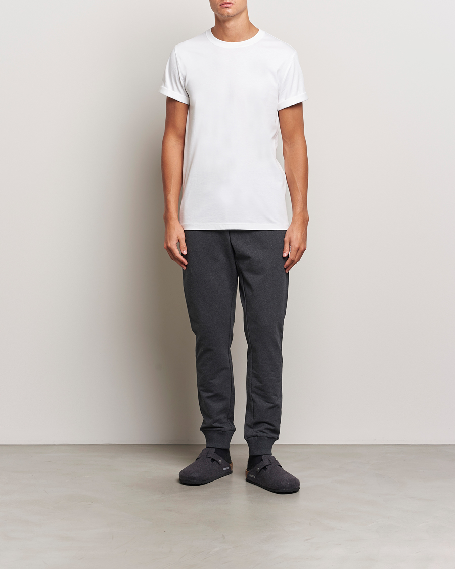 Herren | Hosen | Bread & Boxers | Loungewear Pants Dark Grey Melange