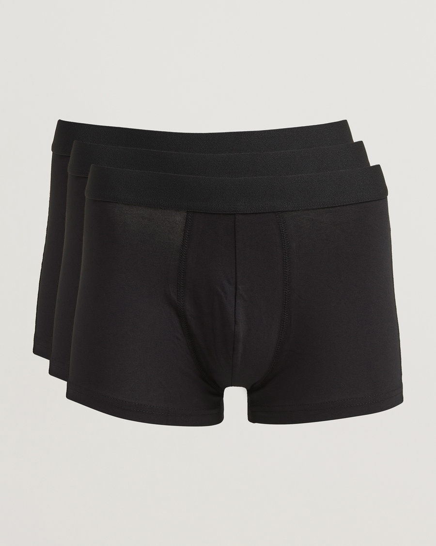 Herren | Unterwäsche | Bread & Boxers | 3-Pack Trunk Black