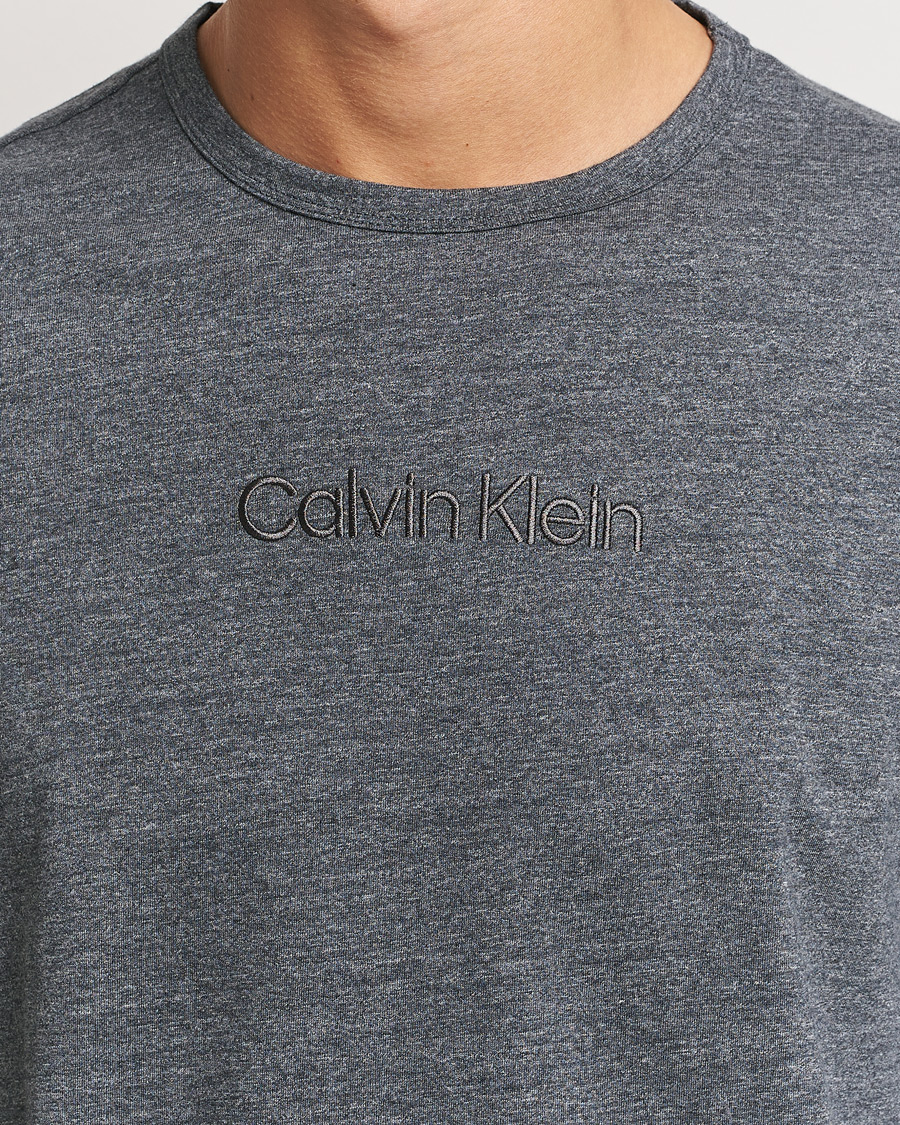 Herren | Calvin Klein Cotton Pyjama Set Charcoal/Black | Calvin Klein | Cotton Pyjama Set Charcoal/Black