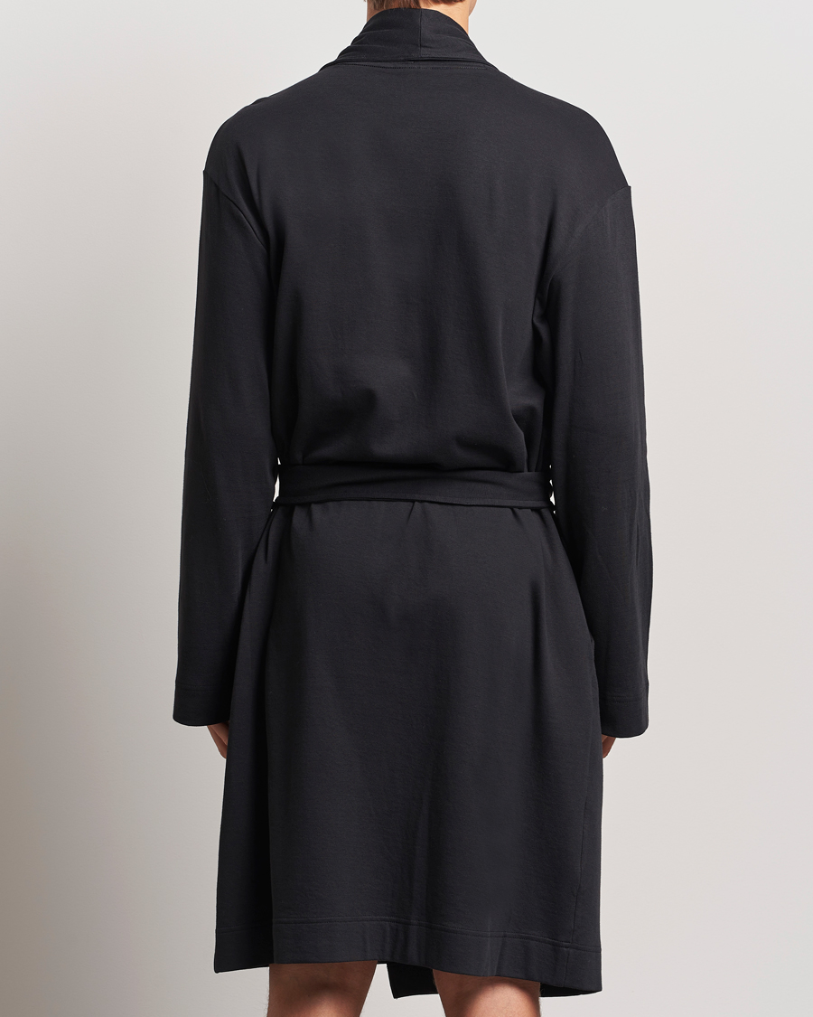 Herren | Calvin Klein Cotton Robe Black | Calvin Klein | Cotton Robe Black