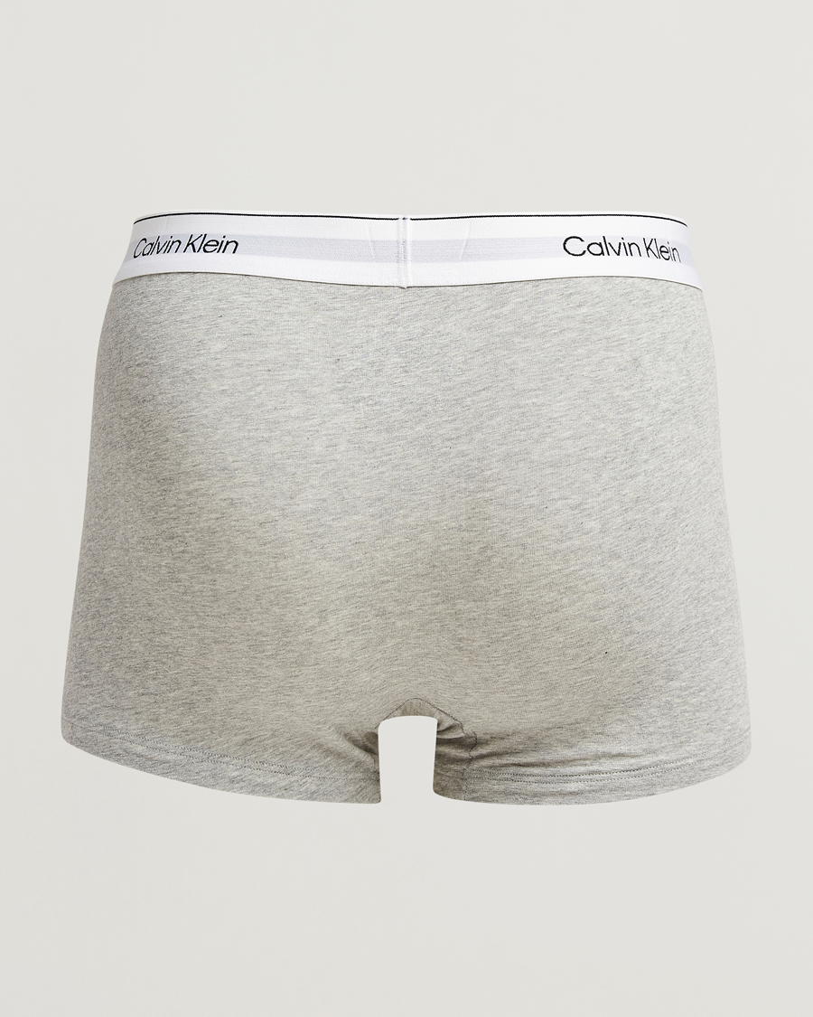 Herren | Unterwäsche | Calvin Klein | 3-Pack Icon Cotton Stretch Trunk Grey/Black/White