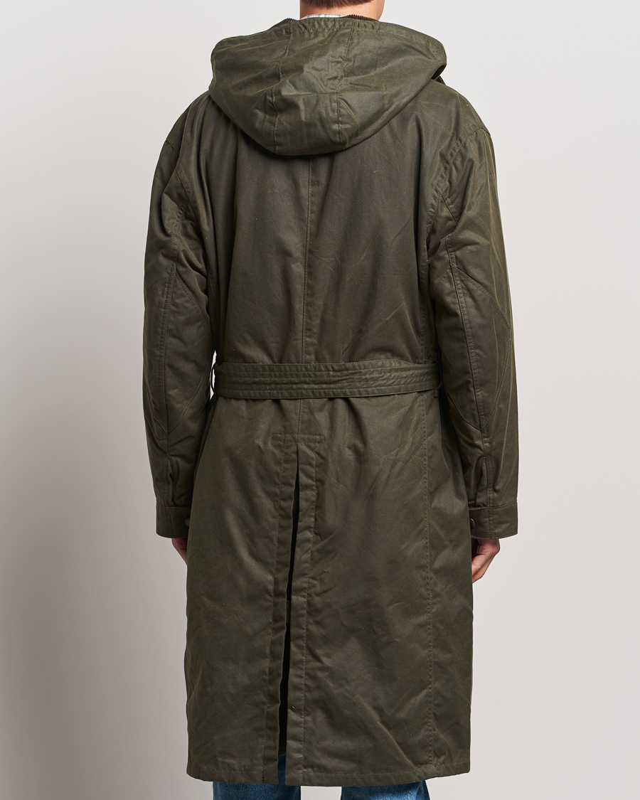 Herren | Jacken | Polo Ralph Lauren | Stewart Belted Coat Oil Cloth Green