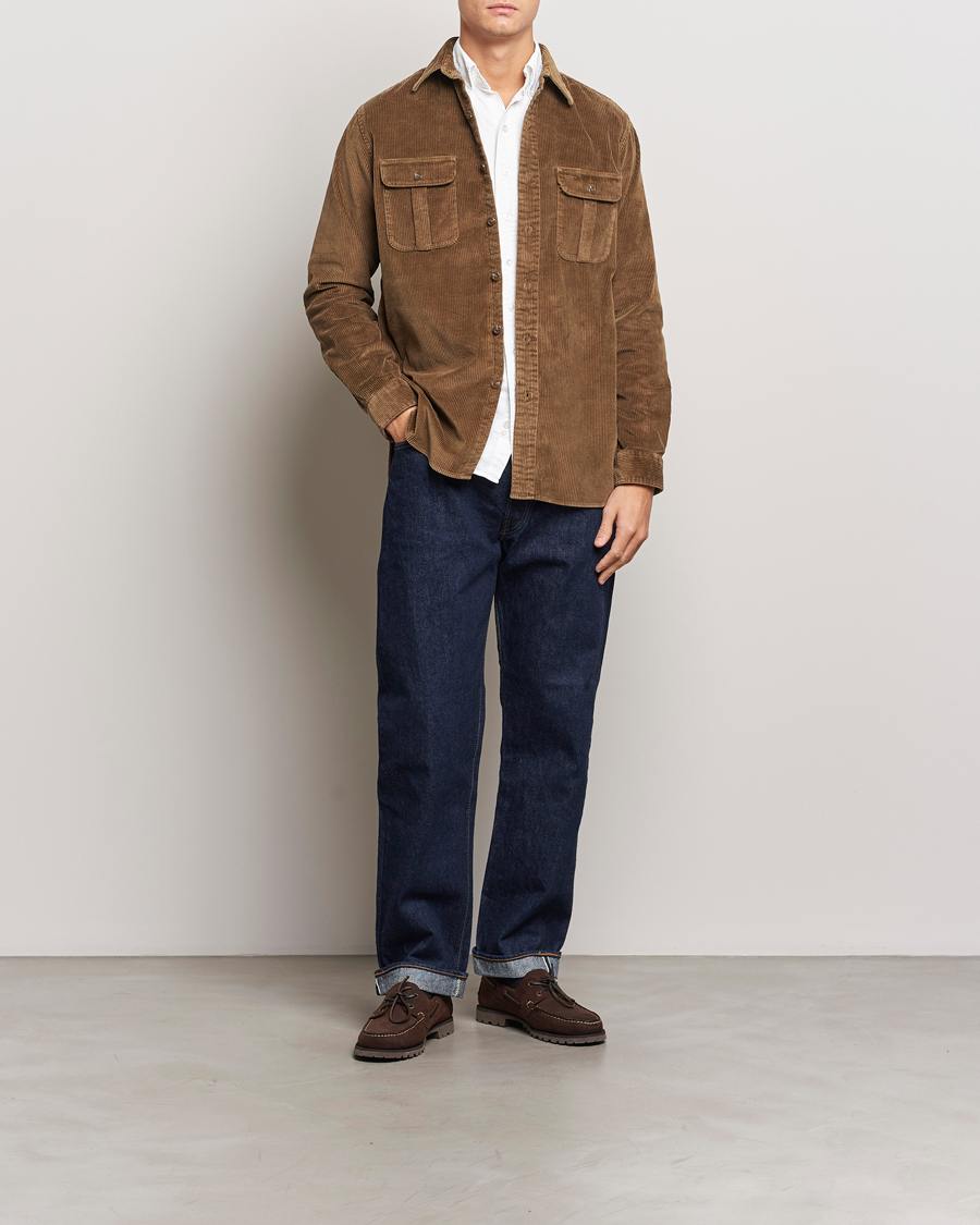 Herren | Hemden | Polo Ralph Lauren | Corduroy Patch Shirt York Brown
