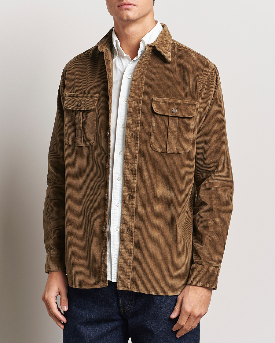Herren | Hemden | Polo Ralph Lauren | Corduroy Patch Shirt York Brown