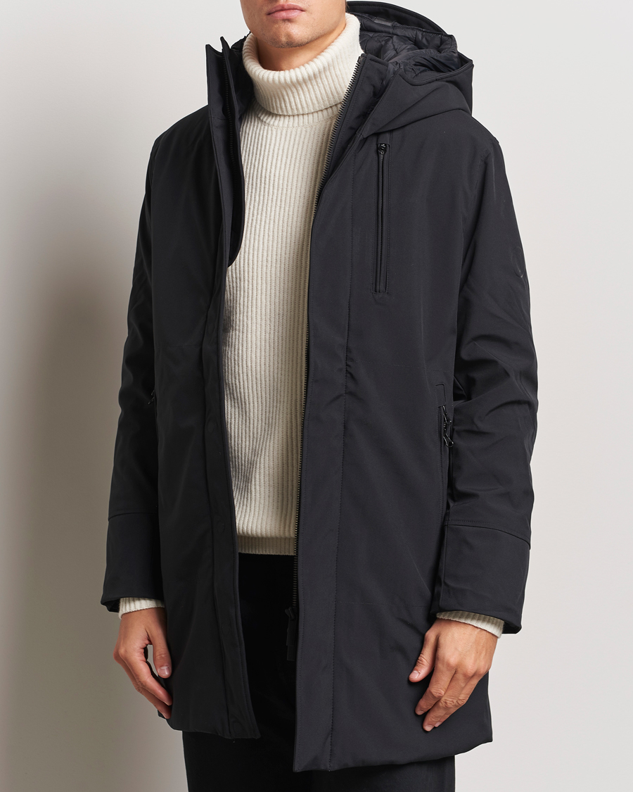 Herren | Jacken | KnowledgeCotton Apparel | Climateshell Padded Jacket Black