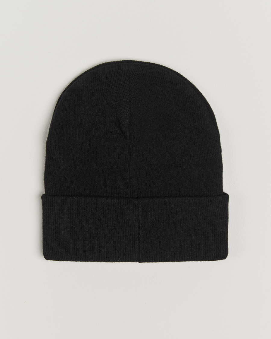 Herren | Mützen | KnowledgeCotton Apparel | Double Layer Wool Beanie Black