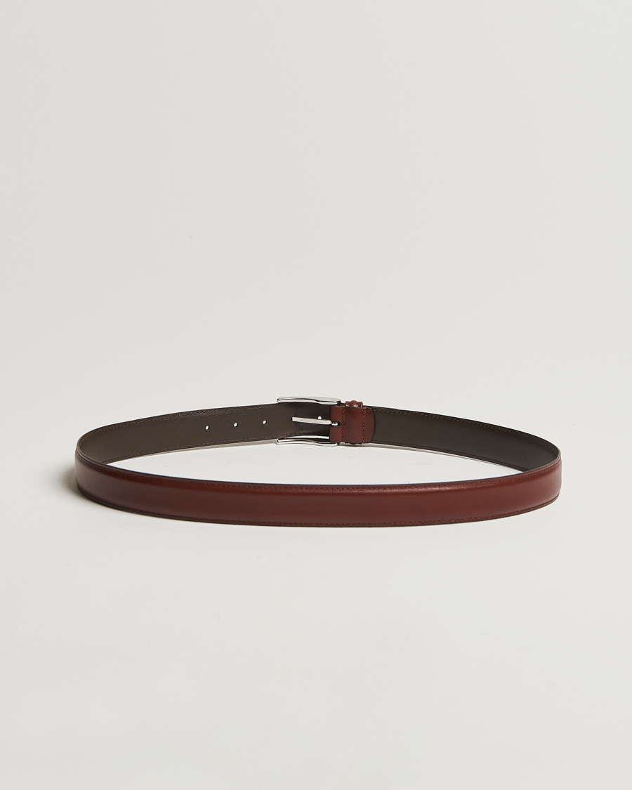 Herren | Gürtel | Anderson's | Leather Suit Belt 3 cm Brown