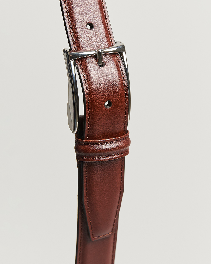 Herren | Gürtel | Anderson's | Leather Suit Belt 3 cm Brown