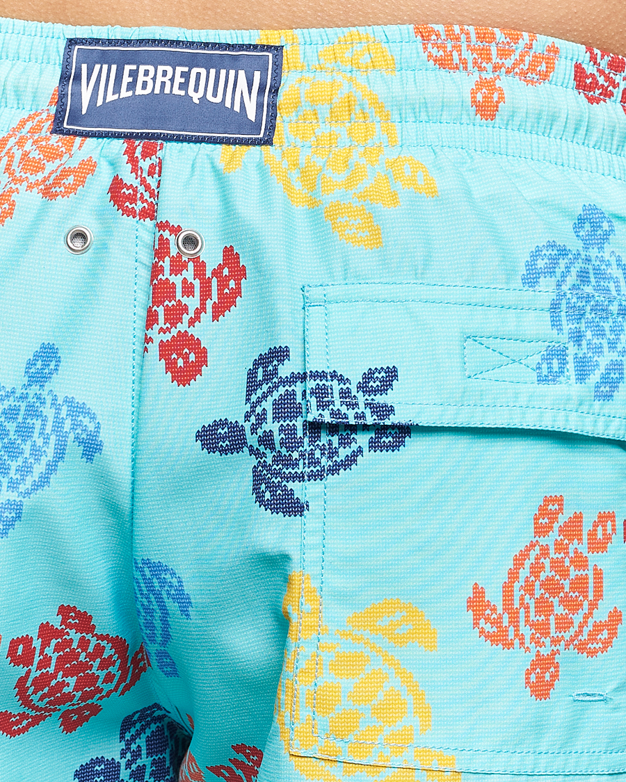 Herren | Badehosen | Vilebrequin | Moorea Swim Shorts Bleu Lazuli