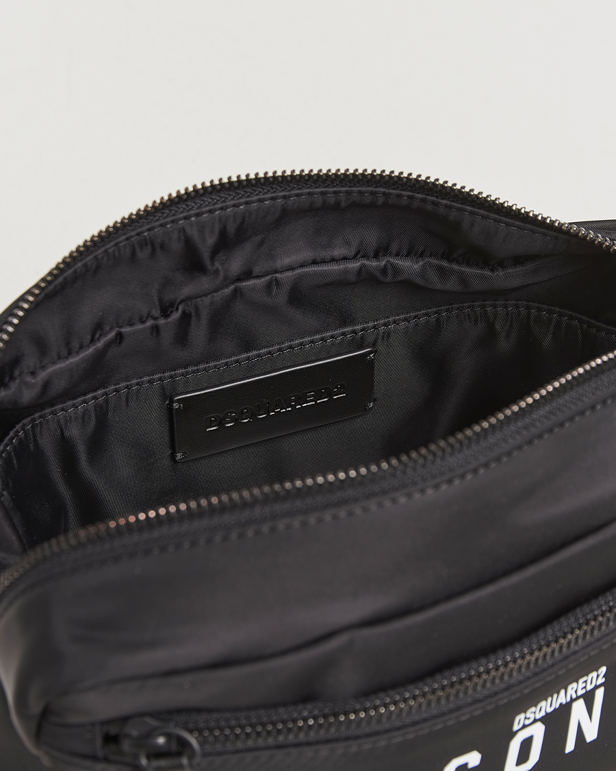 Herren | Dsquared2 Icon Washbag Black | Dsquared2 | Icon Washbag Black