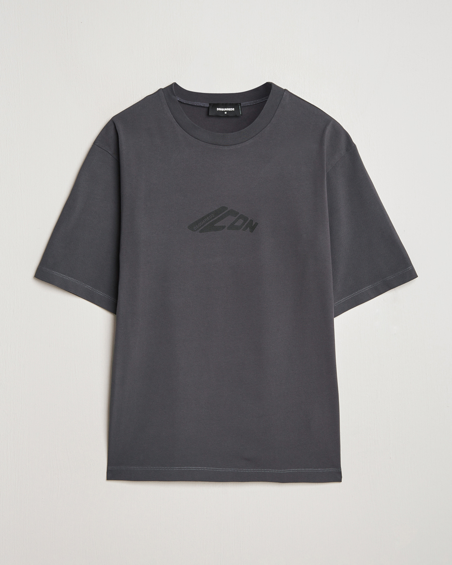 Herren | T-Shirts | Dsquared2 | Icon Evolution T-Shirt Charcoal