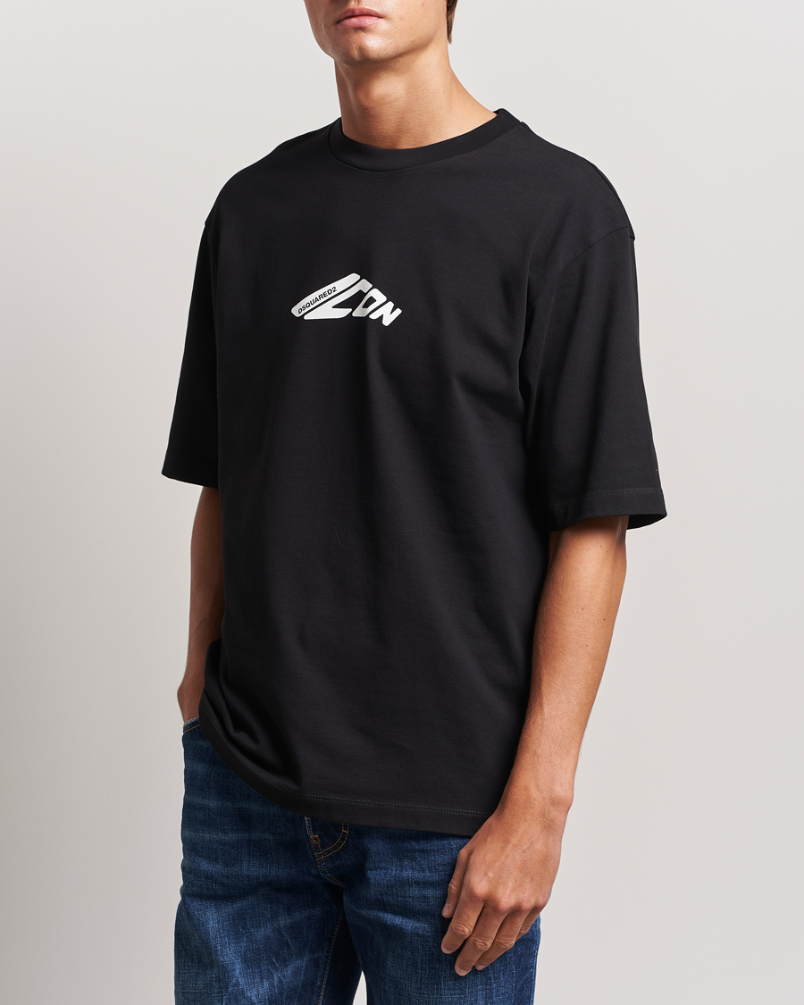 Herren | T-Shirts | Dsquared2 | Icon Evolution T-Shirt Black
