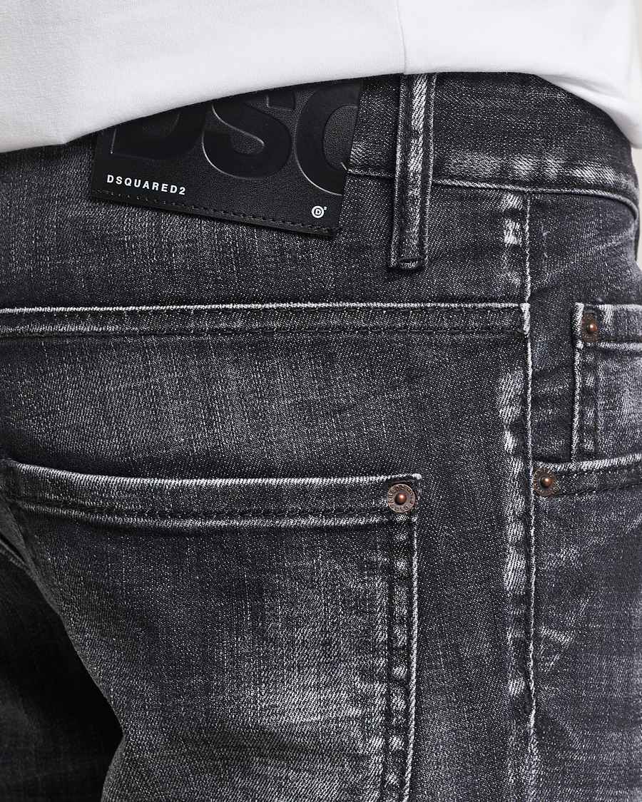 Herren | Jeans | Dsquared2 | Skater Jeans Washed Black