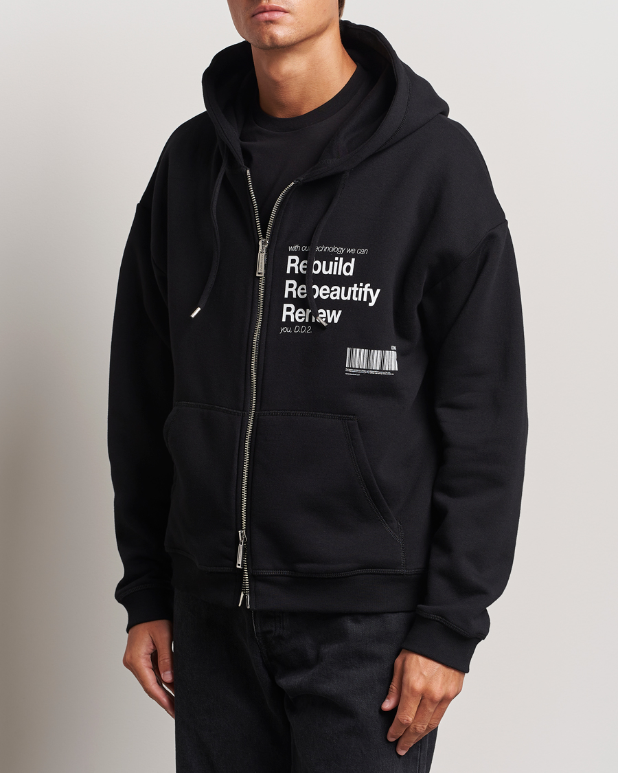 Herren | Pullover | Dsquared2 | Logo Full Zip Hoodie Black