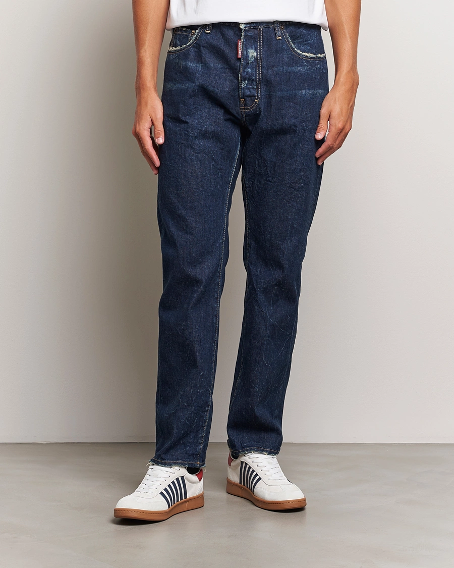Herren | Jeans | Dsquared2 | 642 Loose Jeans Dark Blue